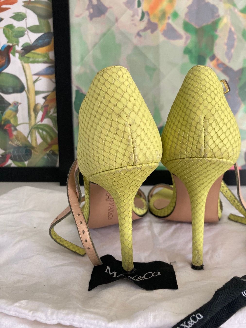 Max Mara Damenschuhe: Max&Co Sandalen Highheels, gelb. – Gebraucht aus Zürich von eli-rezz 4