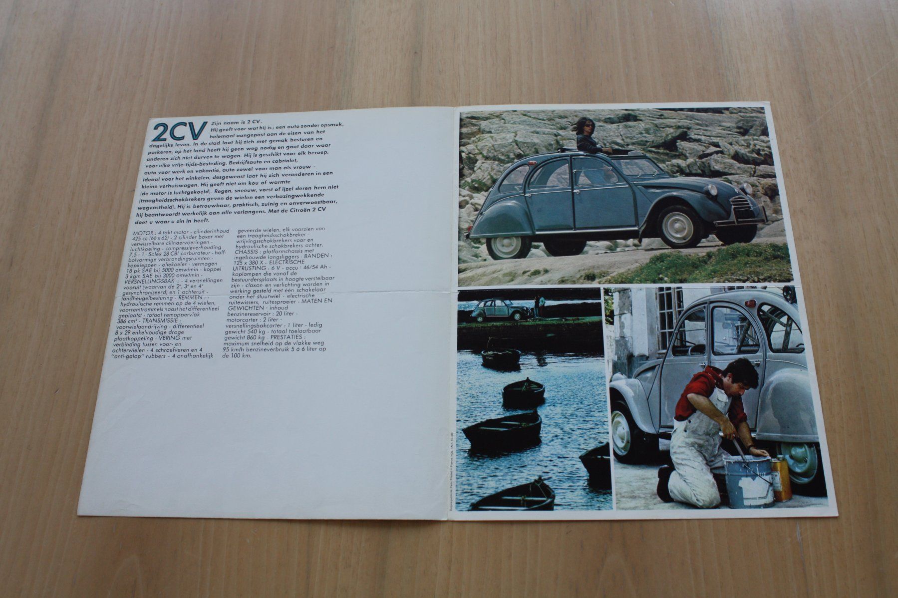 Citroën Documenti: Citroën 2CV Prospekt 10/1968 NL – Usato da Wikon venduto da erwin400 1