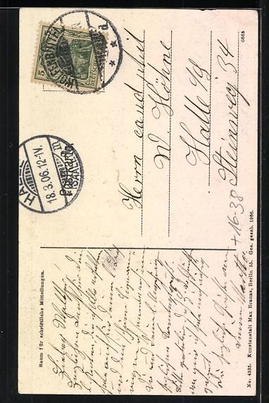 Cartoline postali: Grusskarten-AK Wolfenbüttel, Herzoglich – Usato da Berlin venduto da bartko-reher 1