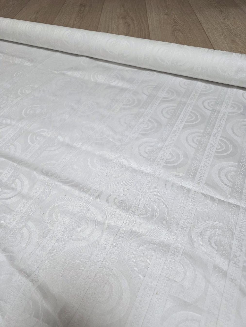Tessuti: Jacquardgewebe weiss (Preis pro Meter) – Nuovo (secondo la descrizione) da Russikon venduto da Nixli84 1