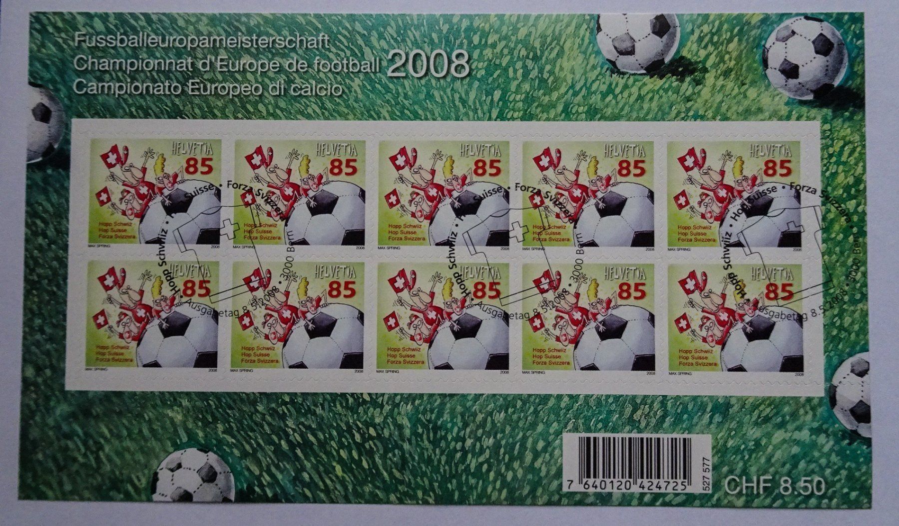 Tutti i francobolli: 2008  Typ B – Nuovo (secondo la descrizione) da Aadorf venduto da Chnorli-Furz