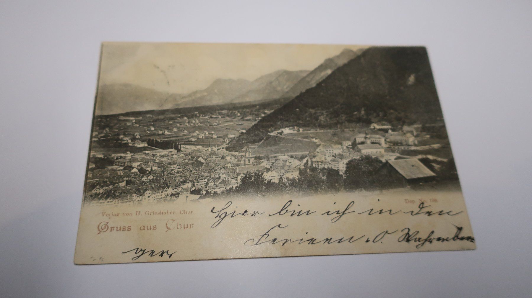 Cartoline postali: Gruss aus Chur  1903 – Usato da Cormoret venduto da Pascalll2001 1