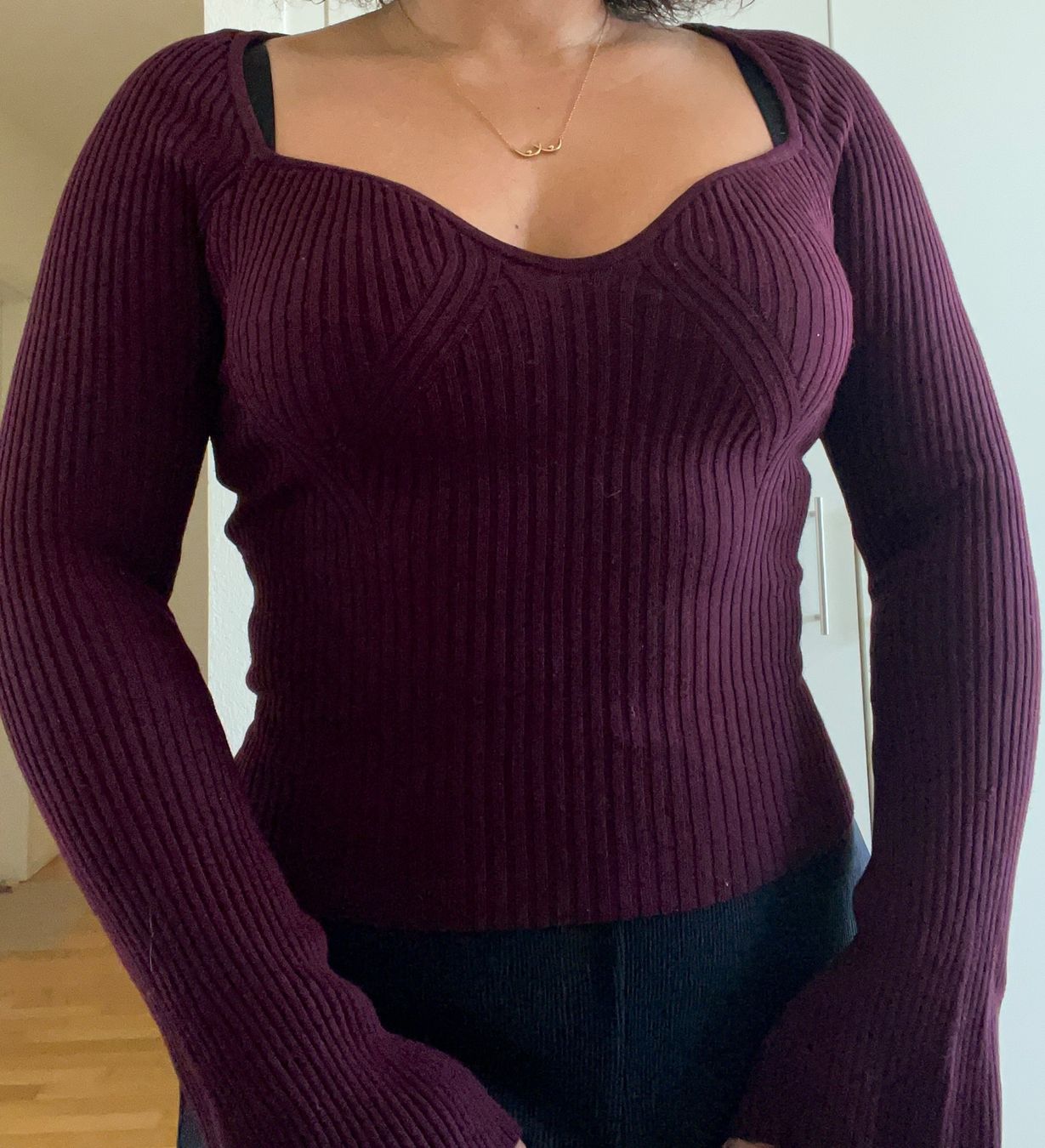 H&M Maglioni & Felpe: Bordeaux Strickpullover – Nuovo (secondo la descrizione) da Allschwil venduto da MaloseS08