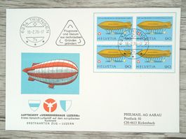 TR15 Enveloppe + Timbre Suisse 1976