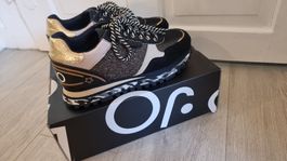Liu-Jo Sneaker Gr. 37 Gold Glitzer NEU!