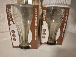 2 x Coca Cola Glas  🤎  Limited Edition 2022