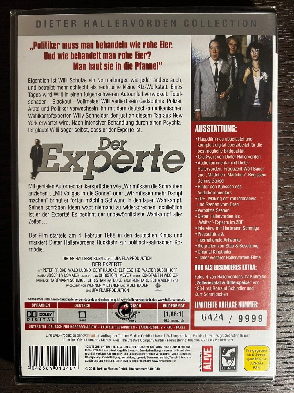 Tutti i DVDs: Der Experte – Nuovo e nell'imballaggio originale da Zürich venduto da FilmFreunde 1