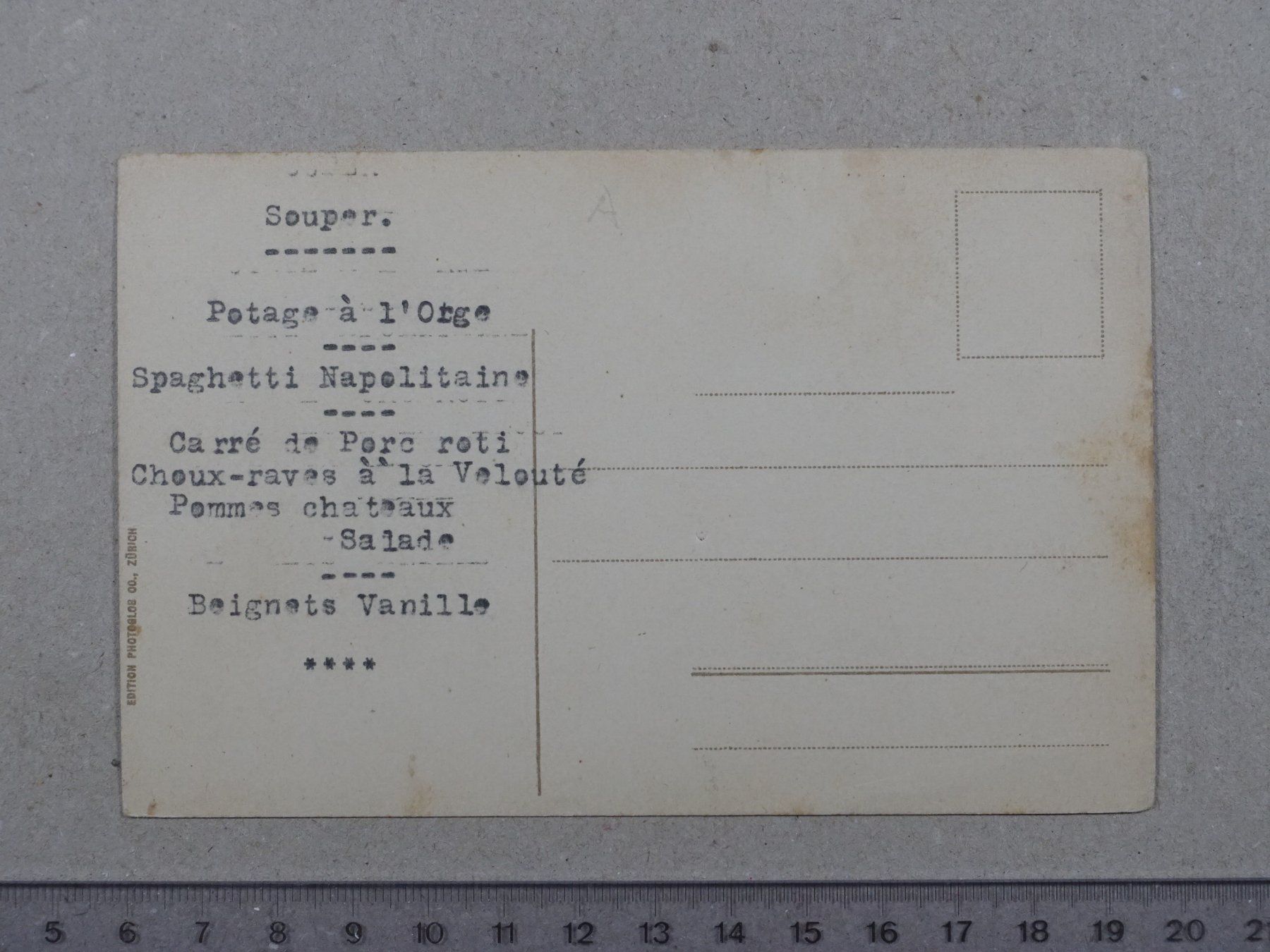 Cartes postales: Hertenstein, Schiff, Menu, Menukarte – D'occasion à Lenzburg par fh1 1