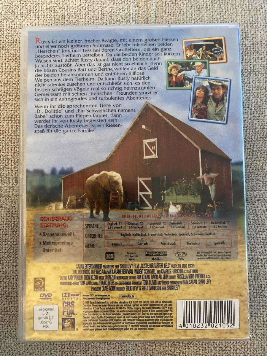 Tutti i DVDs: Rusty, DVD – Usato da St. Gallen venduto da sabrina_19 1