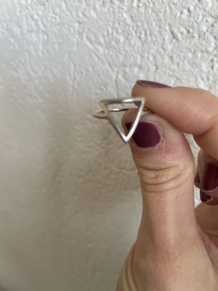 Anelli: Silberring 925 mit Dreieck – Usato da Murten venduto da Somasi2 1