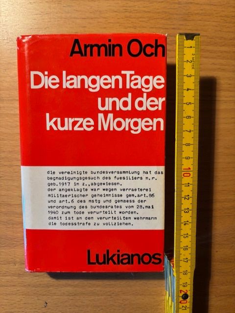 Livres: Buch: Exekution Schweizer Landesverräter, 1942 – D'occasion à Seon par retep012