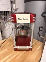 Popcornmaschine rot/creme Retro-Stil 🍿