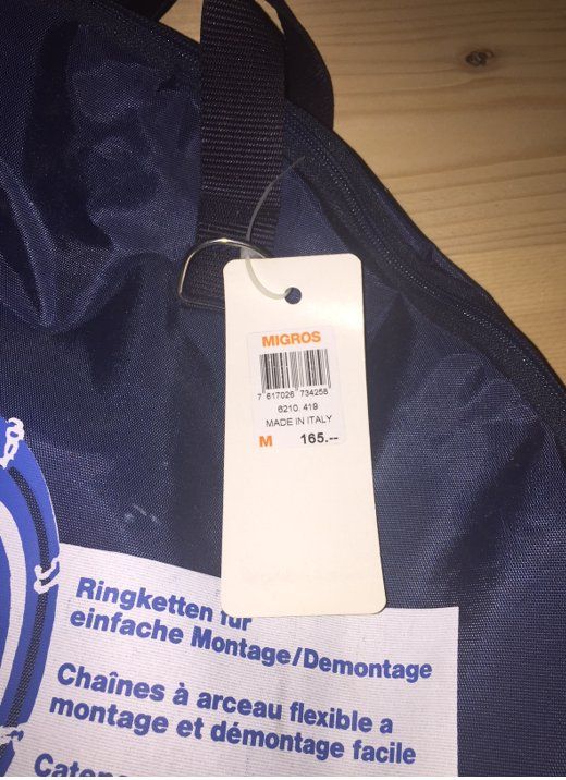 Schneeketten: Schneeketten neu – Neu und originalverpackt aus Schangnau von COBRASOL 1
