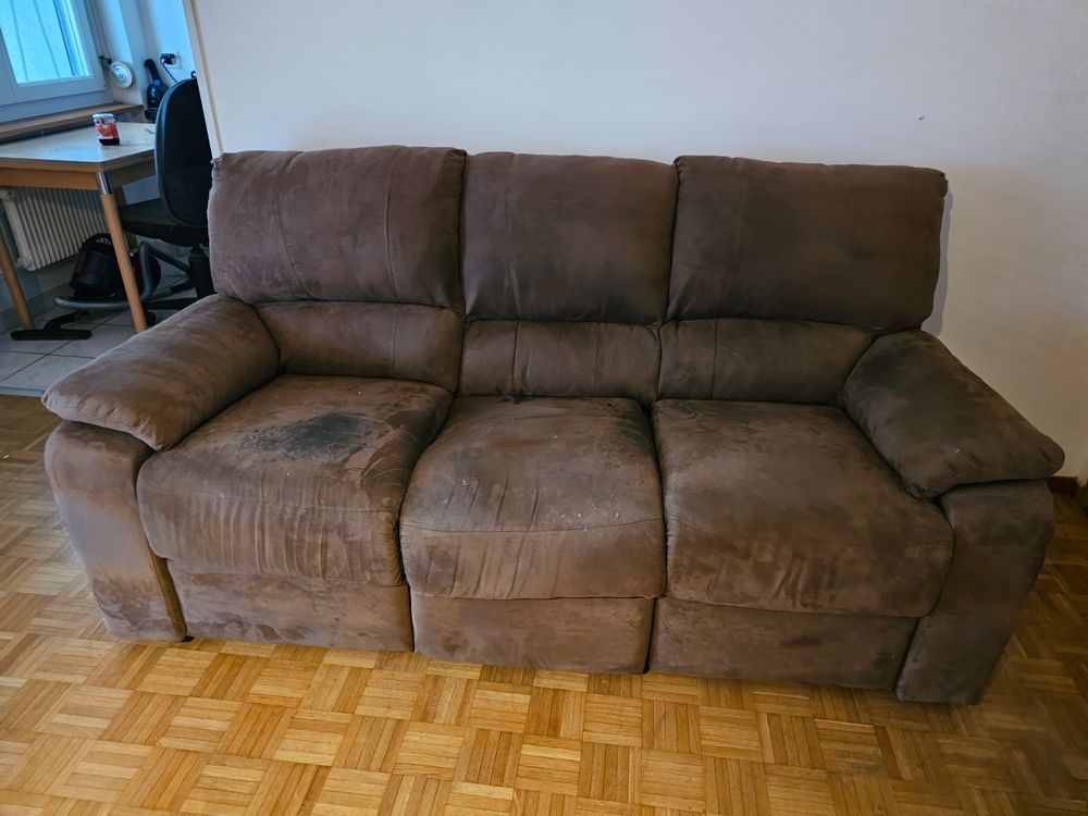 Verkaufe meine 3 er Sofa gebraucht Kaufen auf Ricardo