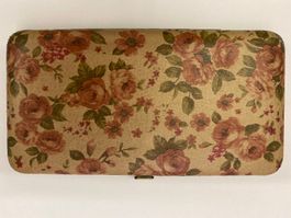 Portemonnaie Geldbörse Blumen gross Damen