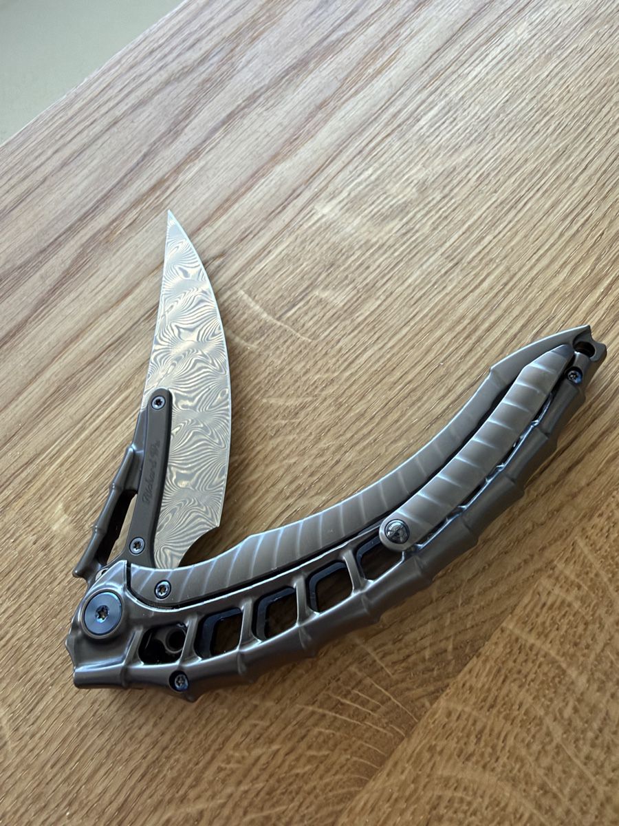 Couteaux de poche: Rike Alien 4 Framelock Damascus Knife – Neuf (Voir description) à Affoltern am Albis par gpi_q8jk 2