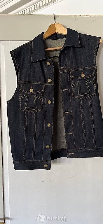 Gilets & Westen: Eat dust selvedge denim weste – Neu (gemäss Beschreibung) aus Hausen am Albis von riviera64