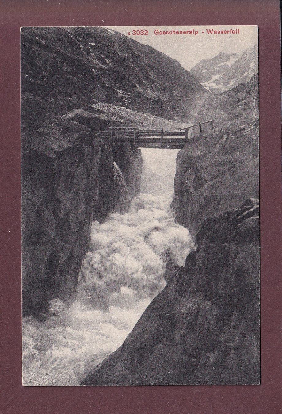 Cartoline postali: GOESCHENERALP - Wasserfall – Usato da Pully venduto da nicecards