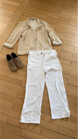 Herren Sommer Set /Beige Grösse M Neu