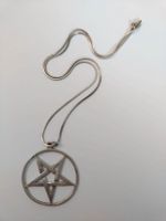 Silberanhänger Pentagramm 925 mit Silberkette 925