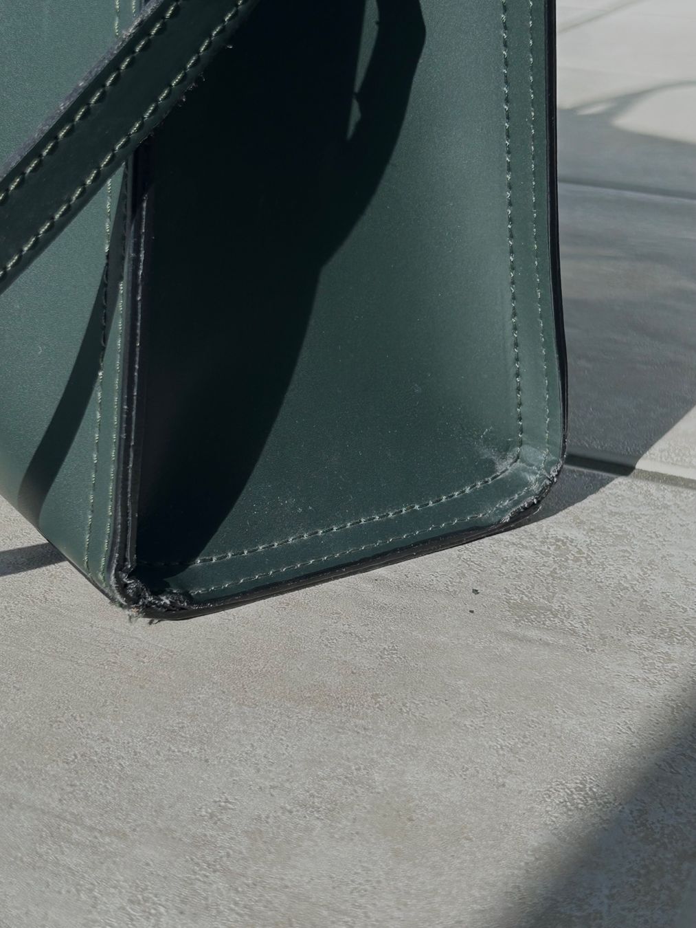 Borse da donna: Ledertasche Petrol – Usato da Meltingen venduto da Rhododendren 4