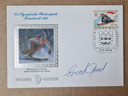 Ernst Good - Olympia Silber - signiertes FDC