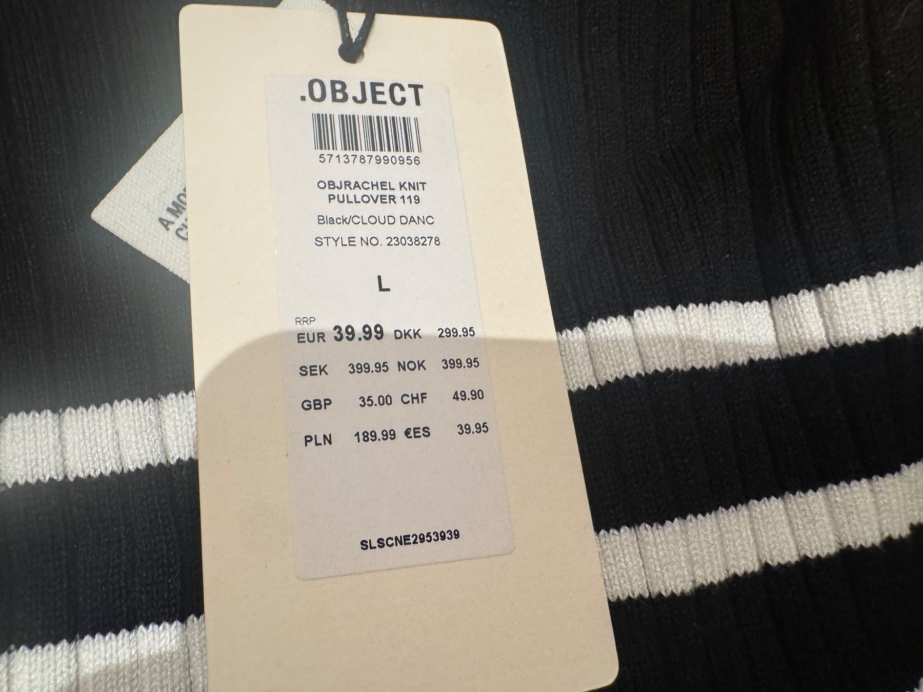 Pullover & Sweatshirts: Object neuer superweicher Pulli, L NP 50 Fr – Neu und originalverpackt aus Klingnau von Markus14 3