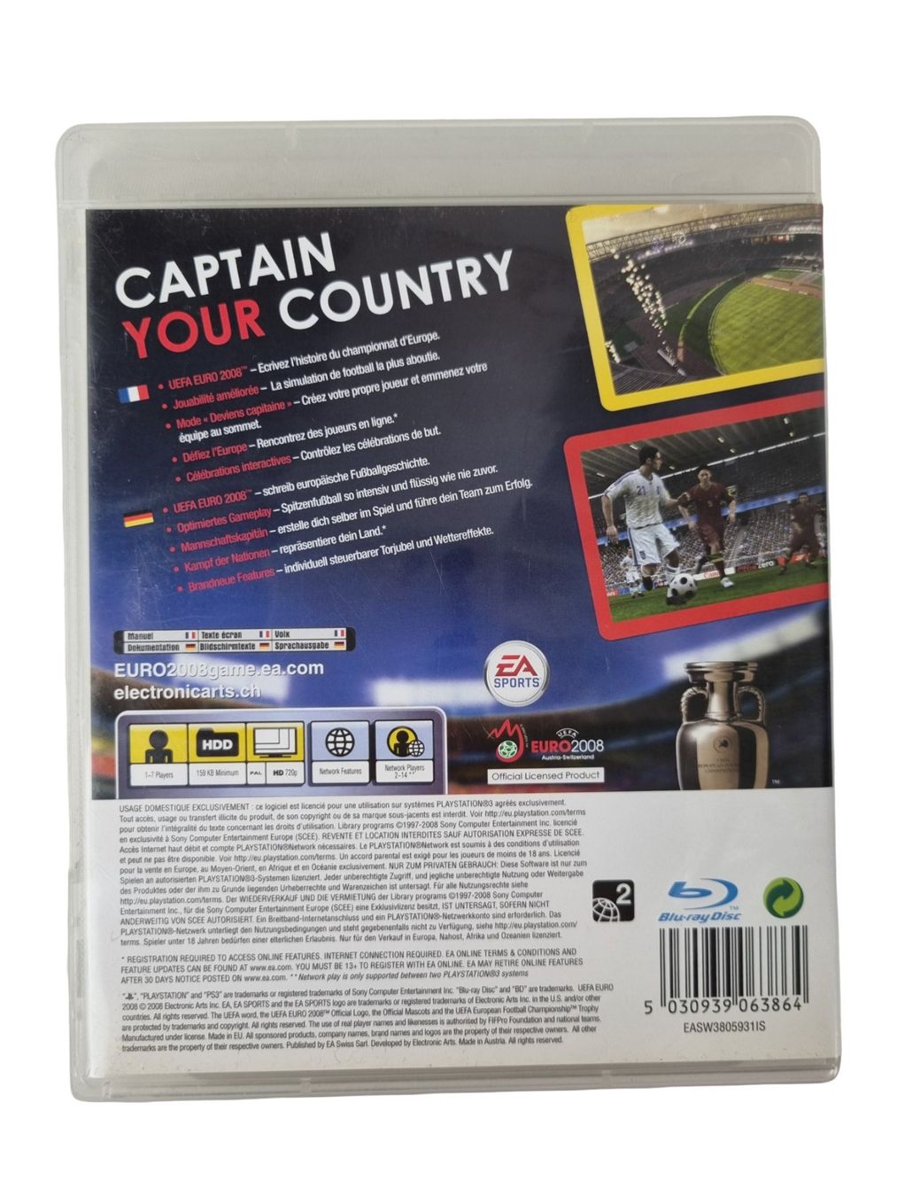 Giochi: PS3 UEFA Euro2008 Austria-Switzerland – Usato da Wangen b. Olten venduto da Restwert_Wangen 1