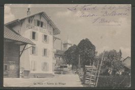 Carte P de 1917 ( Le Vaud / Entrée du Village )