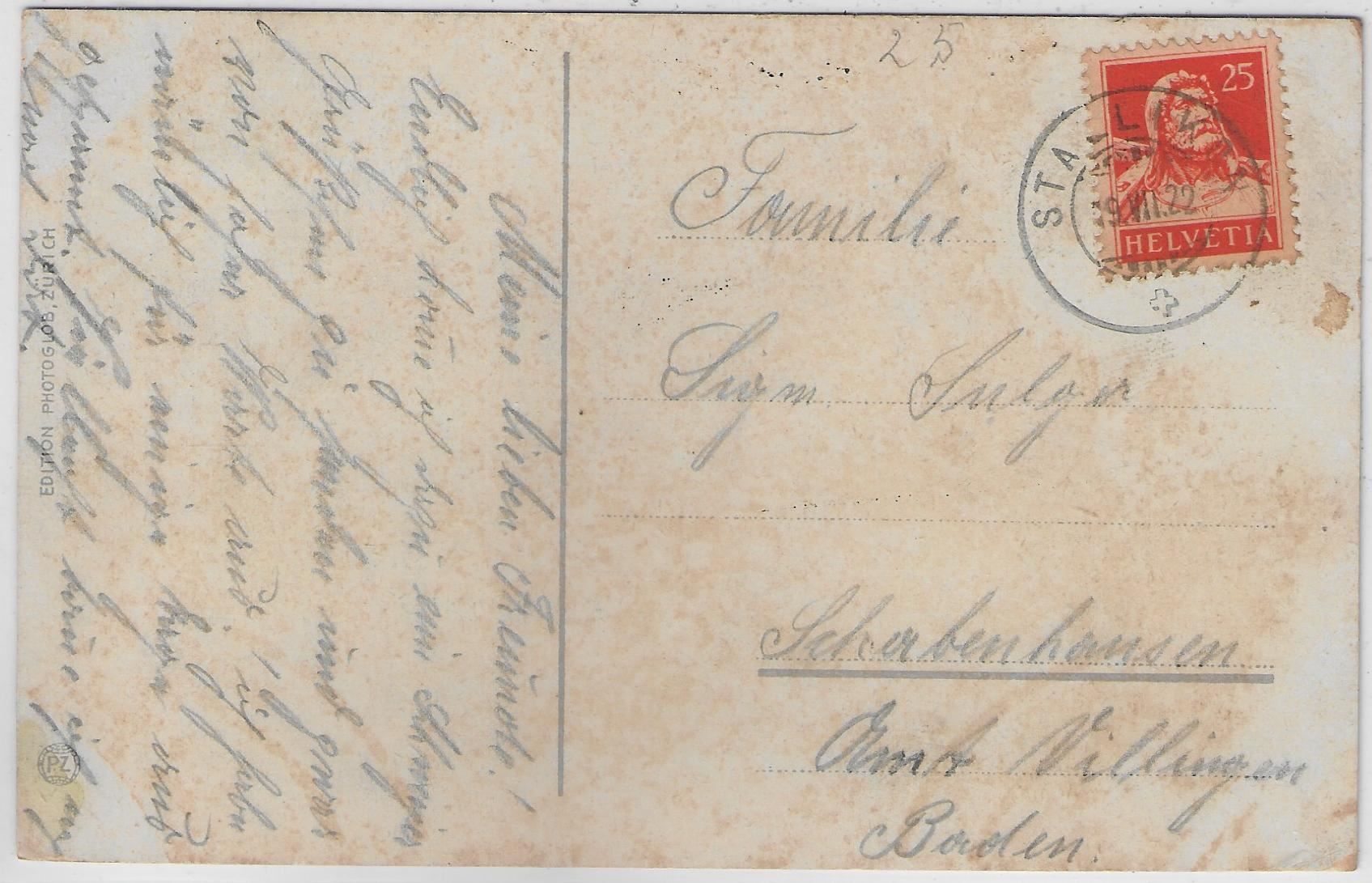 Cartoline postali: Uetliberg - Restaurant Uto-Kulm - Litho – Usato da Ettingen venduto da Kartenplanet 1