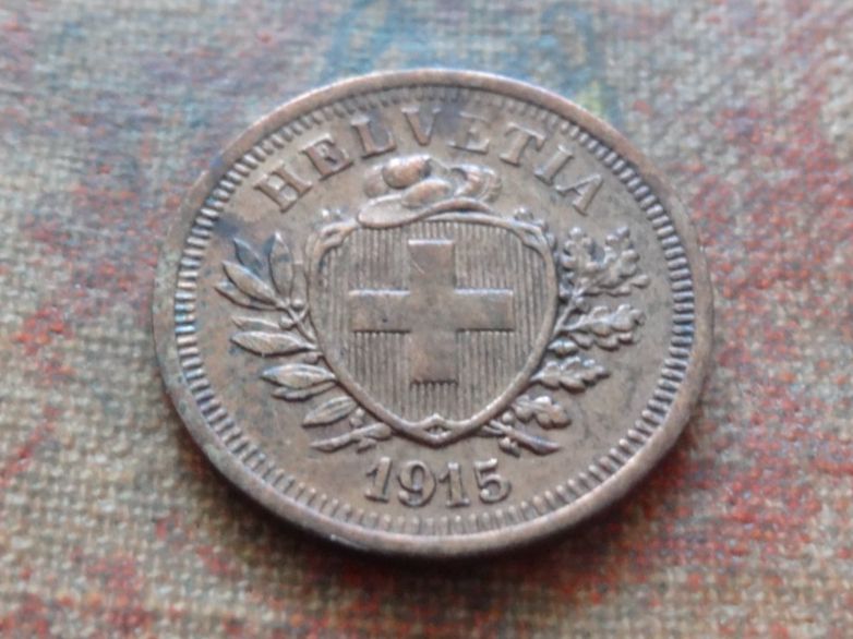 Tutti le monete: 1 Rp. 1915  (B) – Usato da Romanel-sur-Lausanne venduto da Swift13
