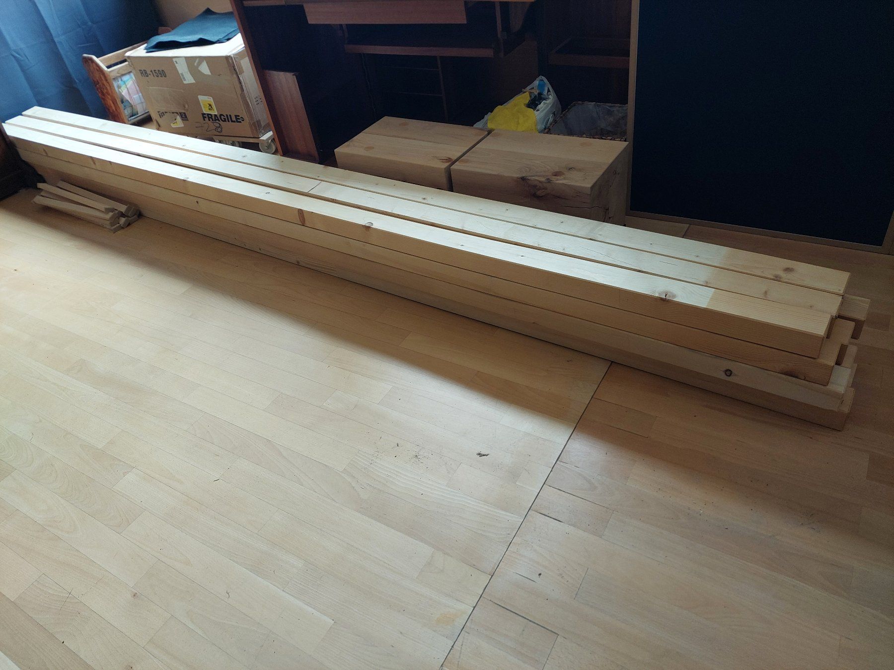 Holzartikel: 12 Holzlatten 3,6m – Gebraucht aus Sevelen von klangfaerber 1