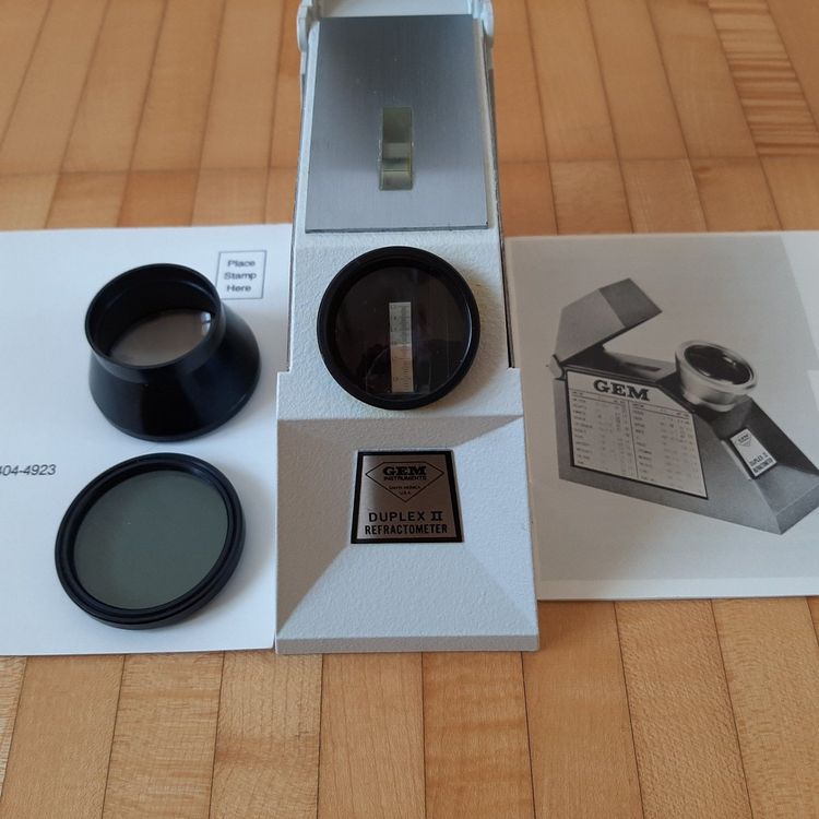 Duplex II Refractometer + GIA GEM Lamp Kaufen auf Ricardo