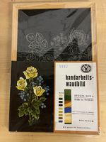 Stickpackung Rosen Handarbeit Wandbild 18/28cm Vintage