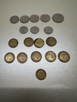 Münzsammlung Deutsche Mark Pfennig diverse Jahrgänge