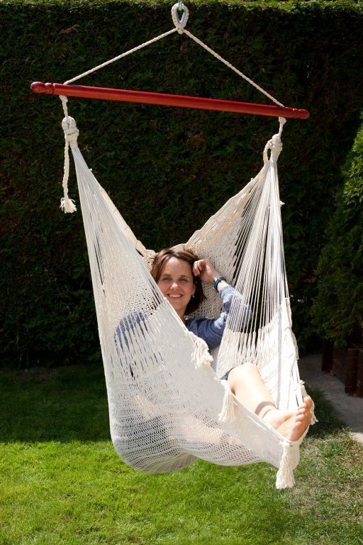 Gartenhängesitze: MacaMex Mexikanischer Netz-Hängesessel Deluxe – Neu und originalverpackt aus Tulln von HaengemattenShop 9