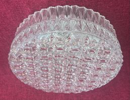 Deckenlampe Kristallglas um 1960 TopZustand. H.10cm