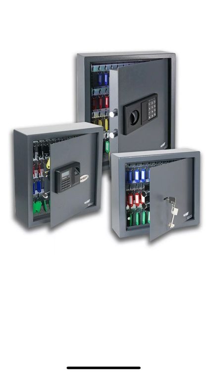 Schlüsselschrank Mit Zahlencode – 32 Haken, Wandmontage, Elektronisch & Abschließbar Für Hotel, Büro, Zuhause