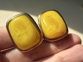 Vintage Ohrringe Clips Luxus Modeschmuck 