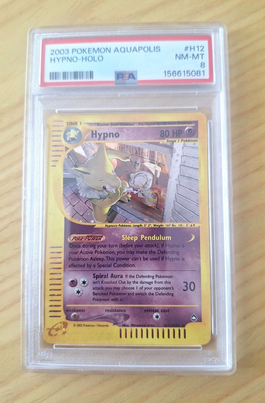 Pokémon Sammelbilder & Trading cards: Hypno #H12 Pokemon Aquapolis PSA 8 – Gebraucht aus Sugiez von eLCangri90