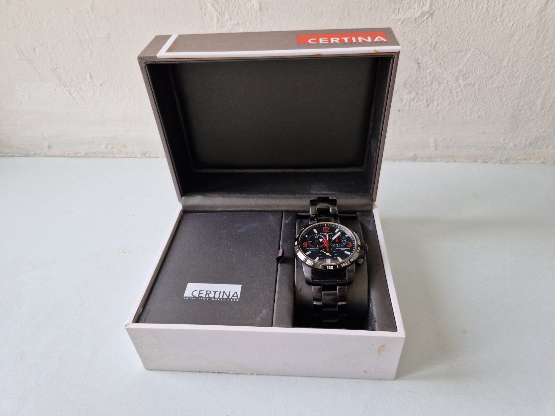 Certina Orologi: Certina DS Podium Big Size Chrono GMT – Usato da Baden venduto da ch-m 1