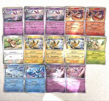 Eeveelutions Lot, 2x reverse, 12x holo, NM