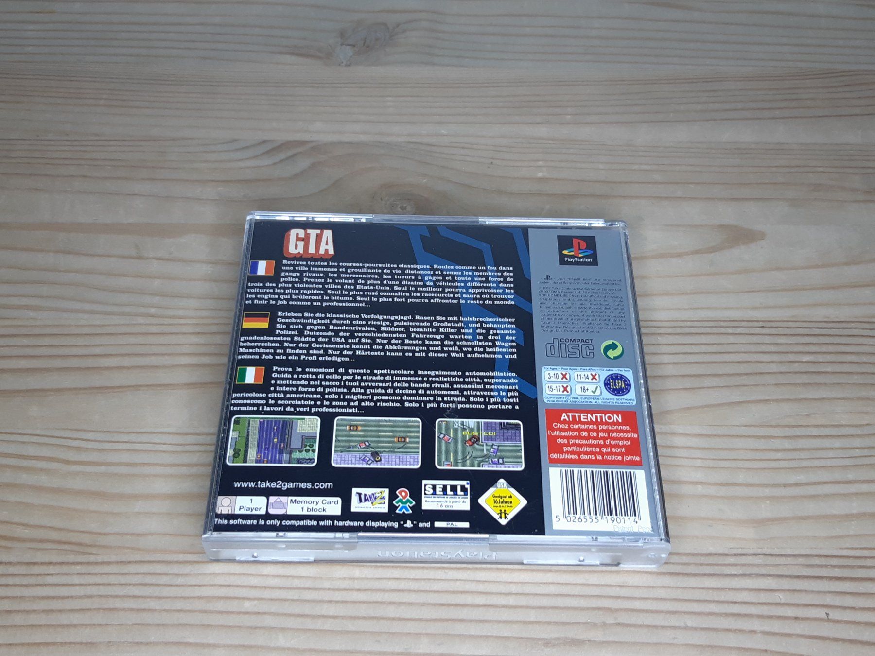 Sony Spiele: GTA Grand Theft Auto 1 PS1 – Gebraucht aus Welschenrohr von  2