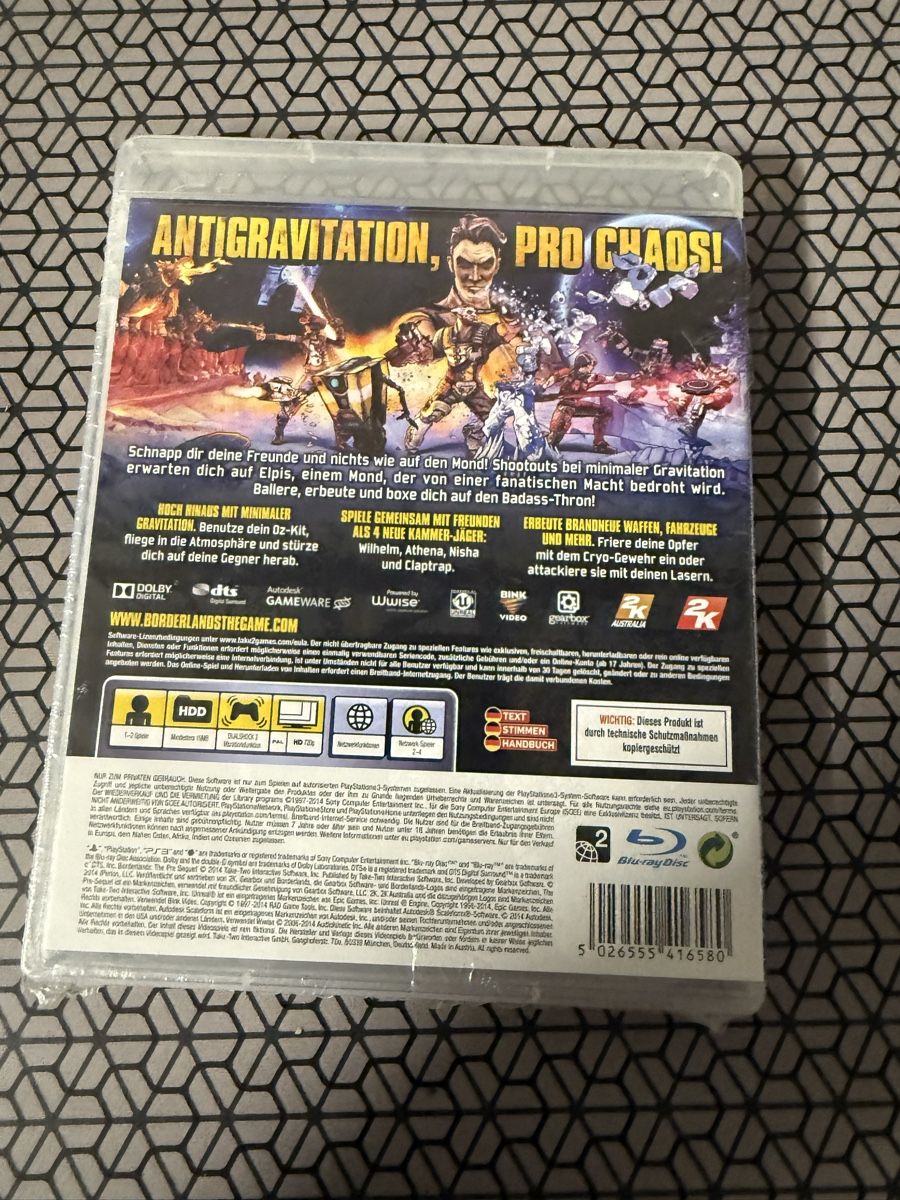 Giochi: Borderlands: The Pre-Sequel PS3 Spiel. Verschweisst  – Usato da Basel venduto da Gamebeard 1