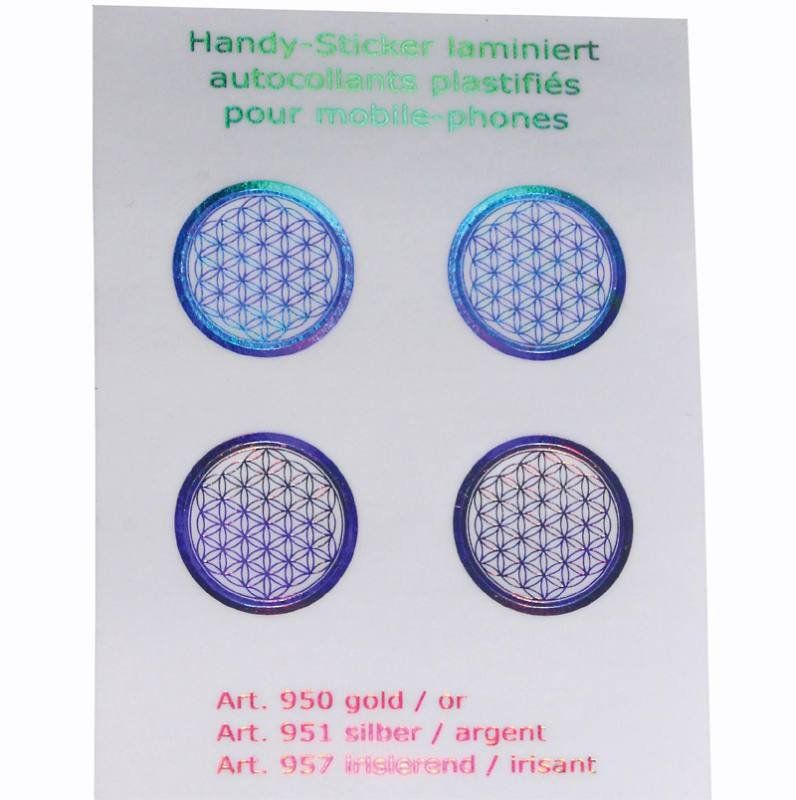 Sticker: Handysticker Blume des Lebens - irisierend – Nuovo e nell'imballaggio originale da Mauren venduto da Yeelen