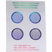 Handysticker Blume des Lebens - irisierend