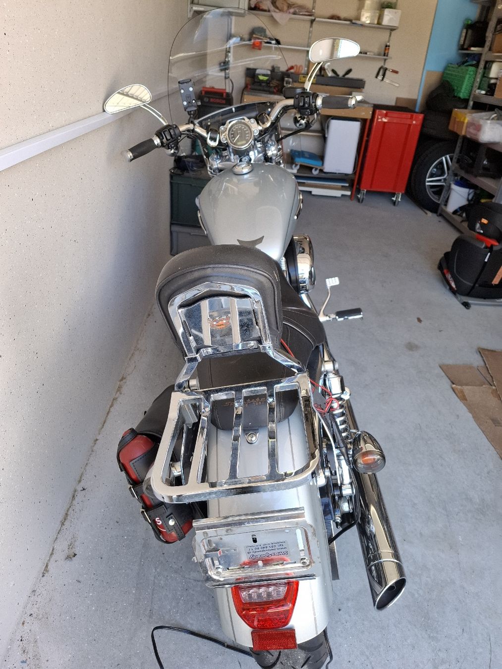 Harley-Davidson Touring: Harley-Davidson xl1200c stagée – Usato da Cheyres venduto da Tarmac60 2