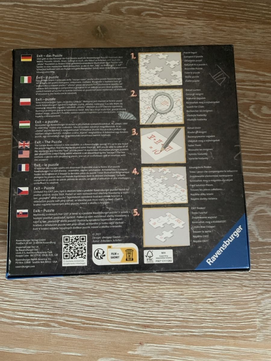 Ravensburger Puzzle: Ravensburger Exit Puzzle - Die Hexenkueche, NEU – Nuovo e nell'imballaggio originale da Schöftland venduto da nevio74 1