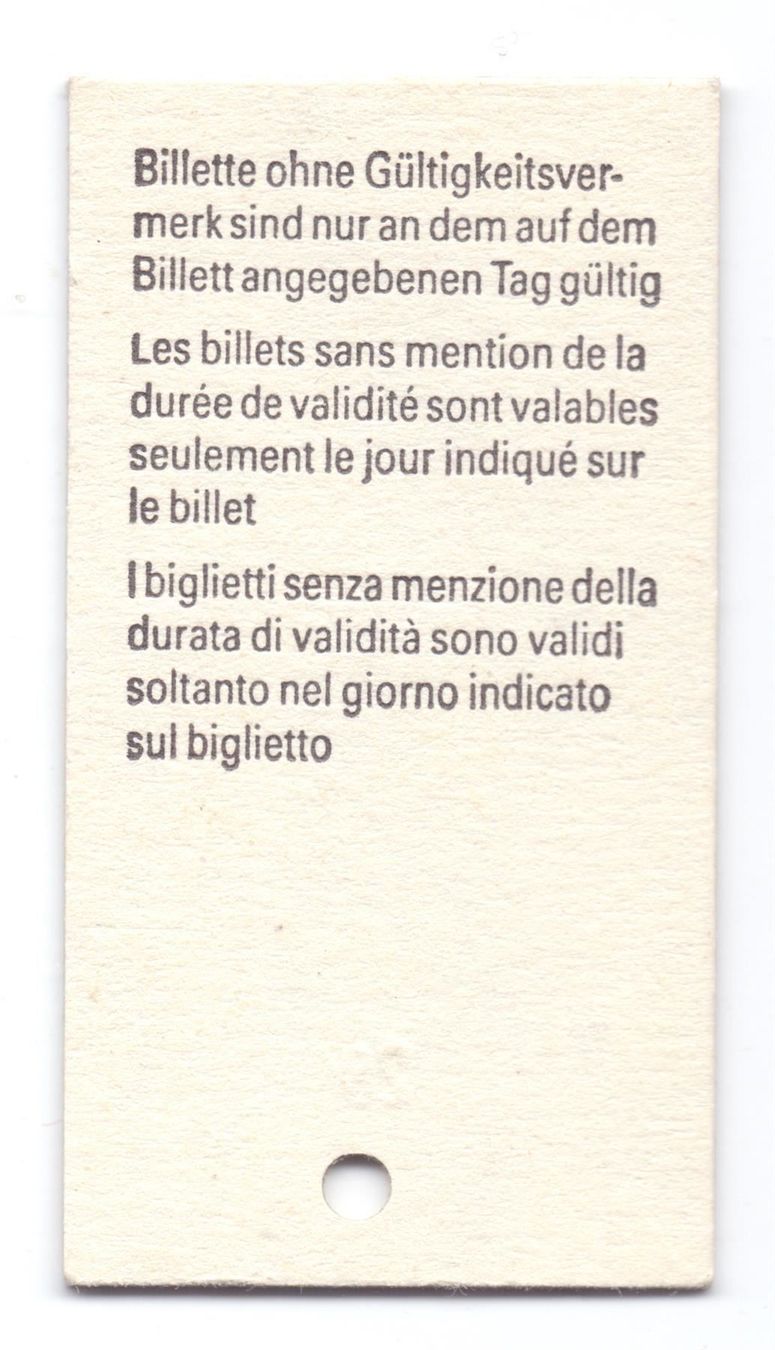Biglietti: Billette Wengen - Kleine Scheidegg WAB – Usato da Langenthal venduto da Sammlungs_aus 1