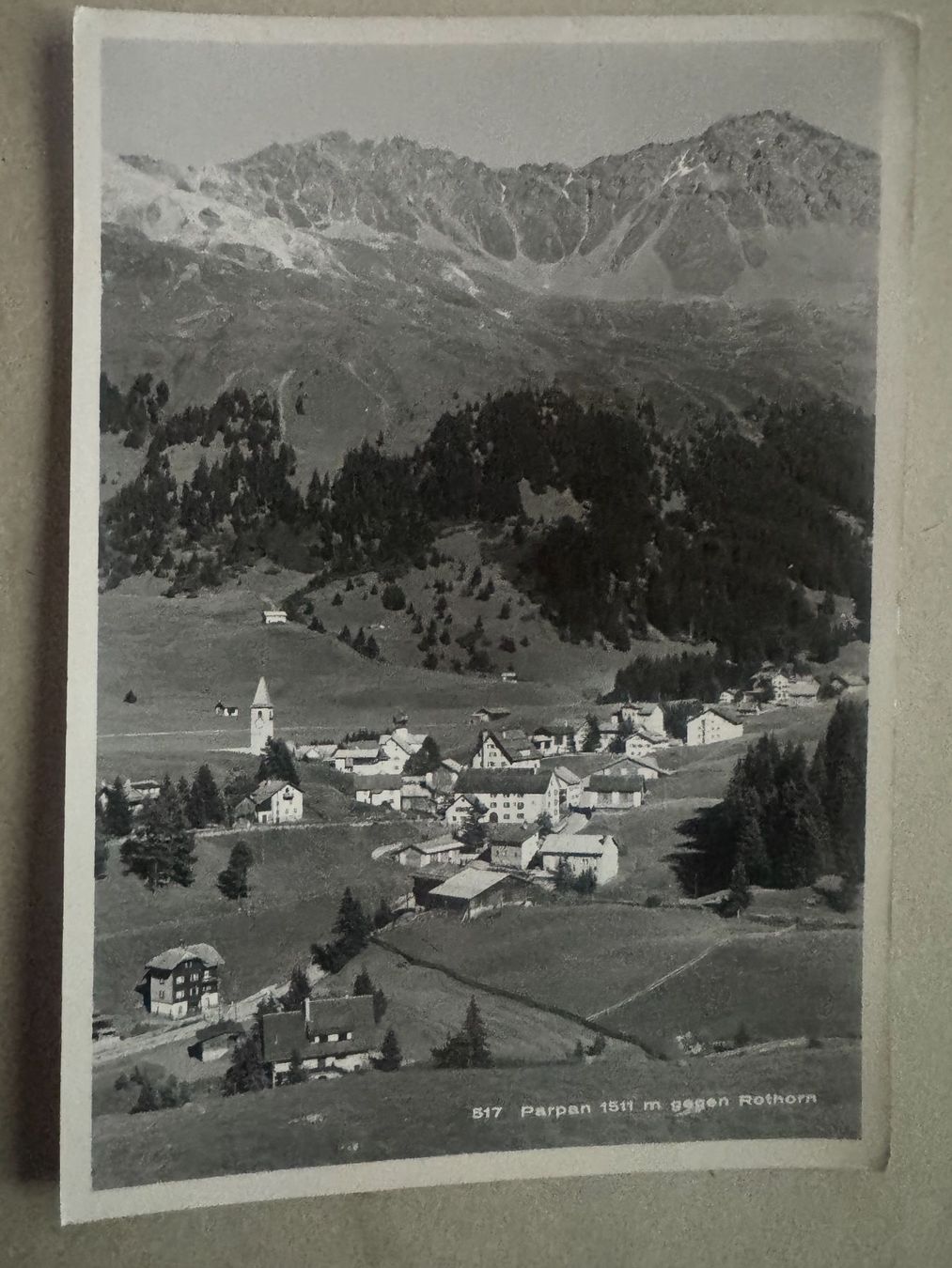 Cartoline postali: PARPAN  - Ansichtskarte – Usato da Tegerfelden venduto da siebenmacky